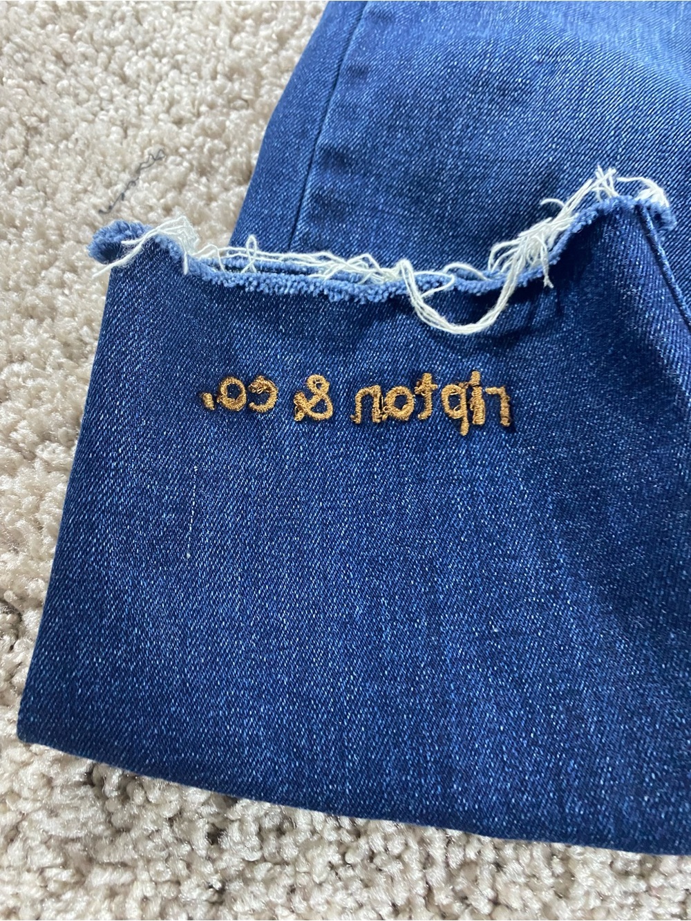 Ripton Classic Denim Blue Jeans 28 Outdoors - Picture 3 of 13